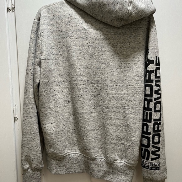 Superdry And Co Ticket Type Stripe Zip Hoodie. Small - Picture 7 of 7